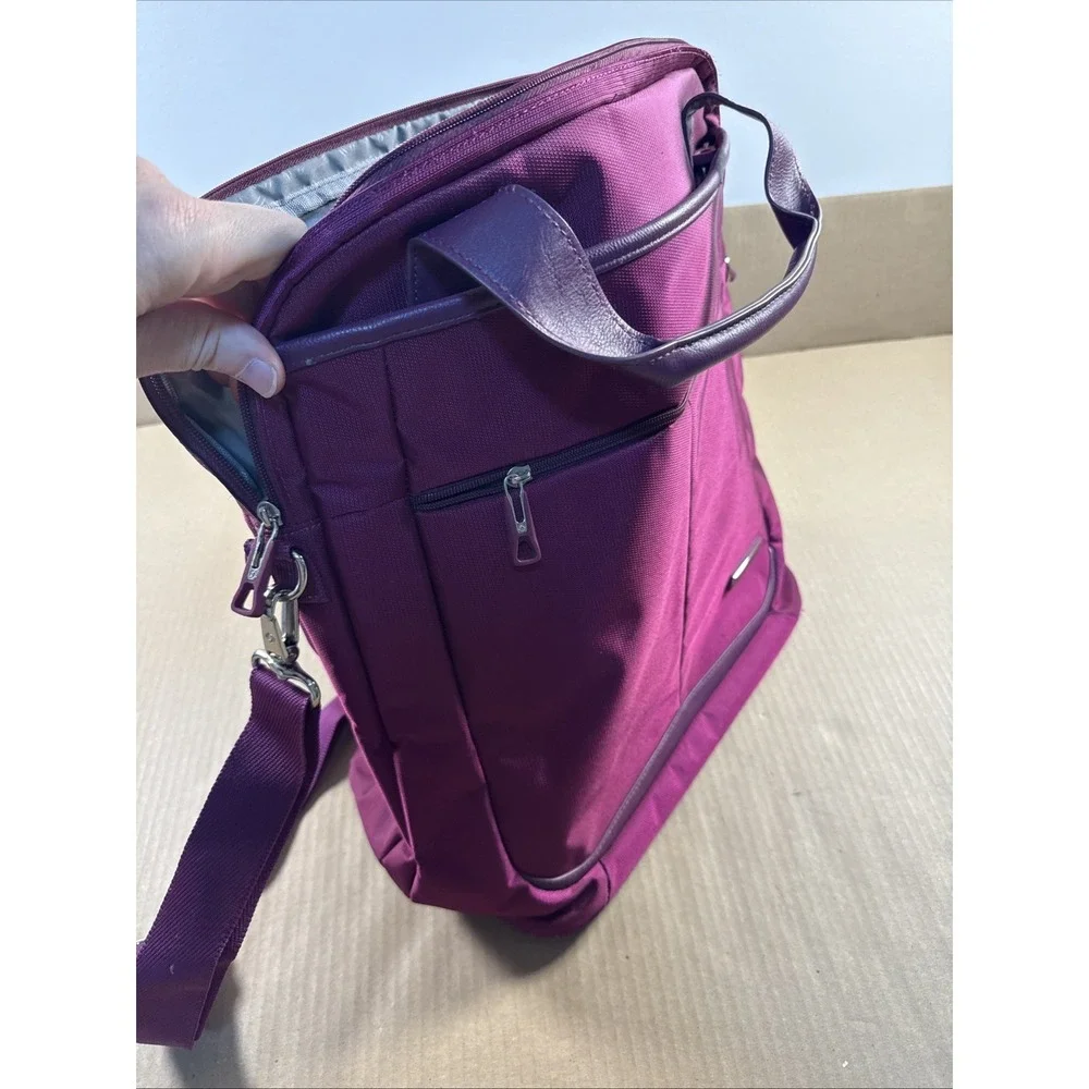 Samsonite Mobile Solution Convertible Bag Purple, Size 17'' x 16'' x 8''